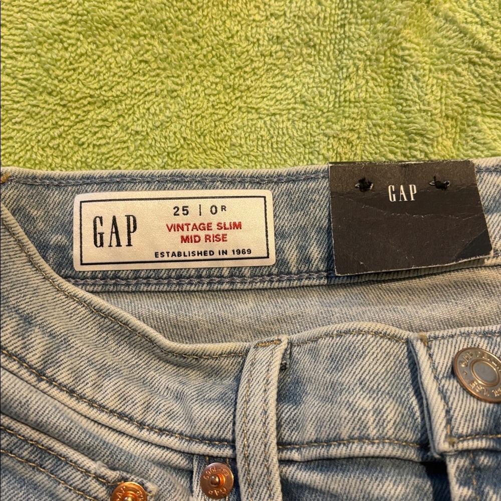 GAP Light Blue Distressed Jeans